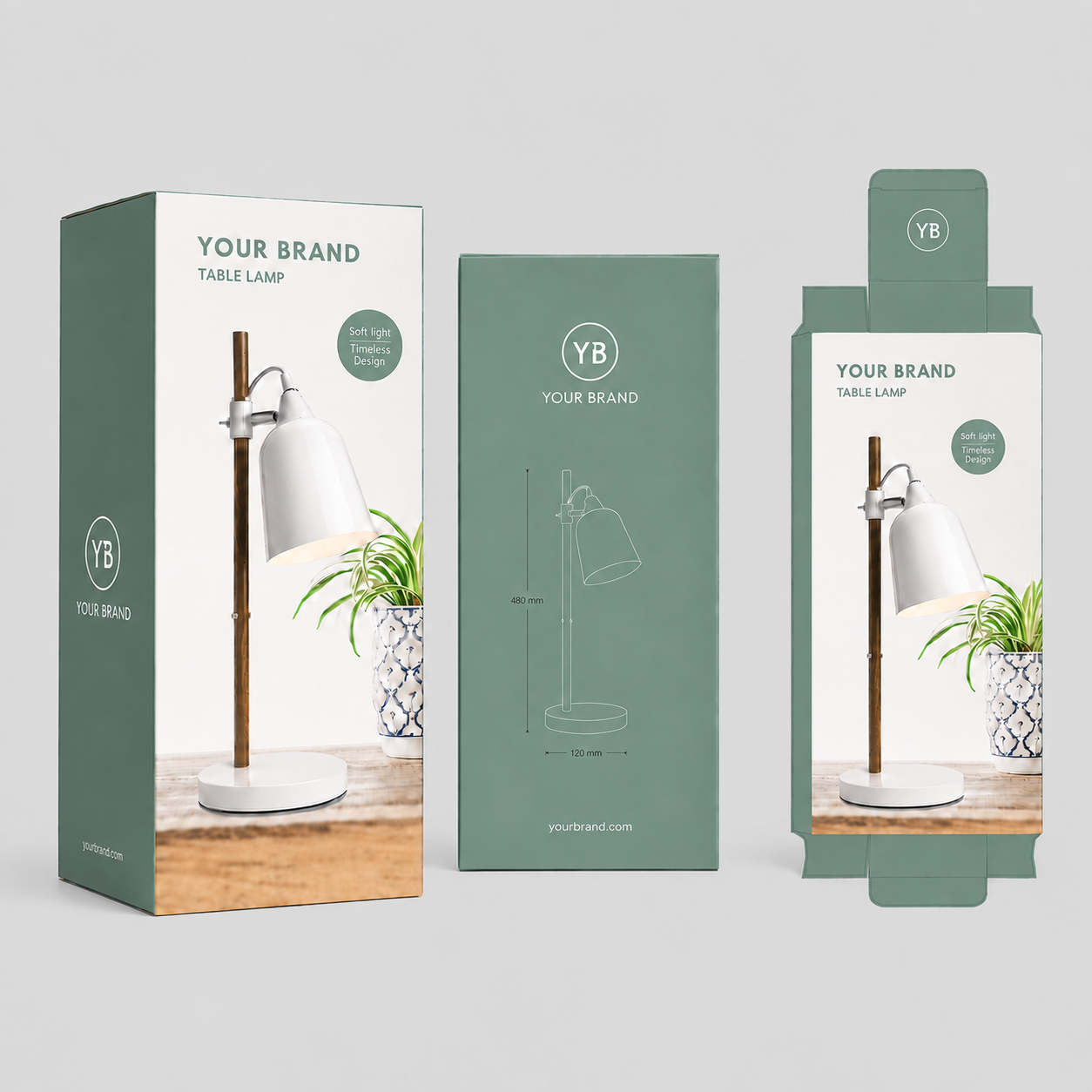 Private label lighting packaging